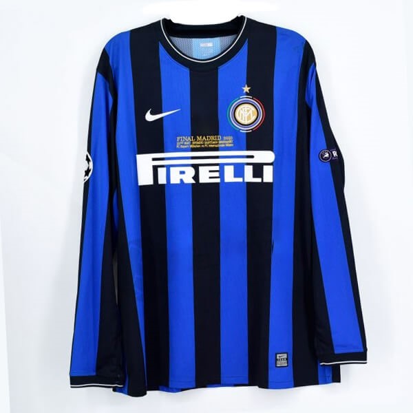 Camiseta Inter Milan Primera equipación ML Retro 2009 2010 Azul